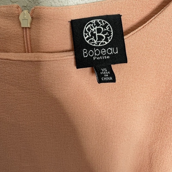 Bobeau Pale Nude Peach Dress XS Petite - Picture 7 of 7